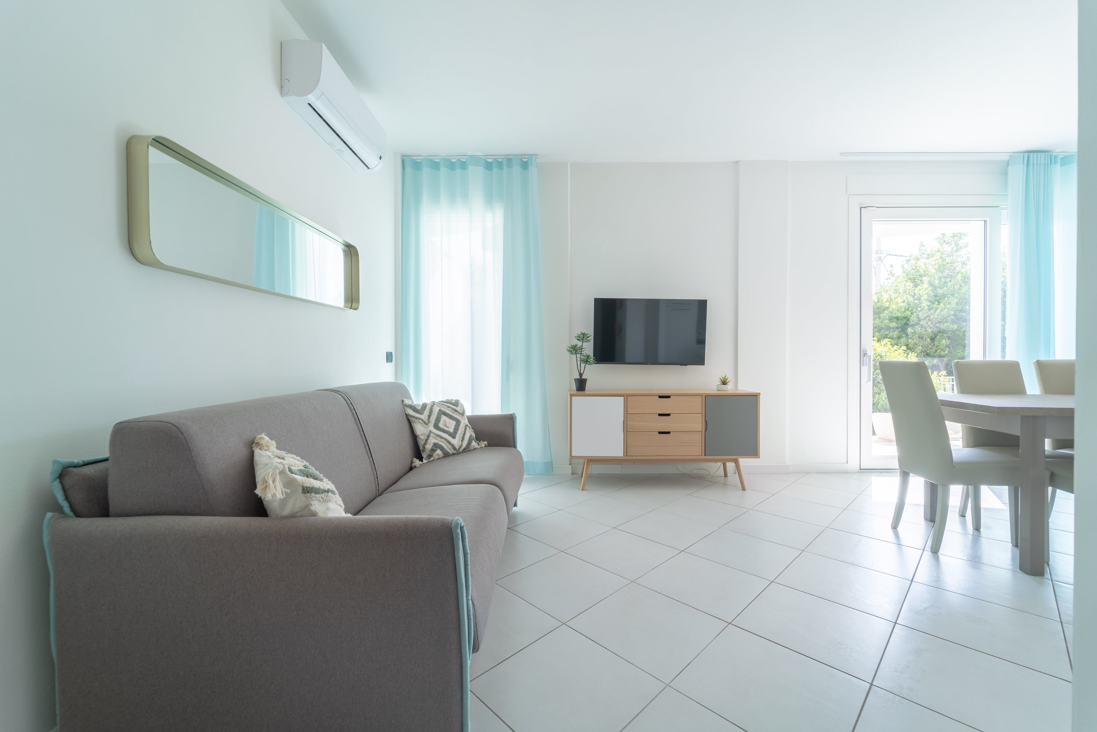 Drei-Zimmer-Apartment im Erdgeschoss